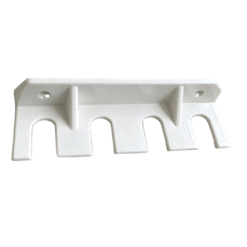 Water Sprayer Nozzle Organizers Wall Mount 4Slot Garden Hose Holder for Garage Wall Watering Station and Shed Storage Rack
