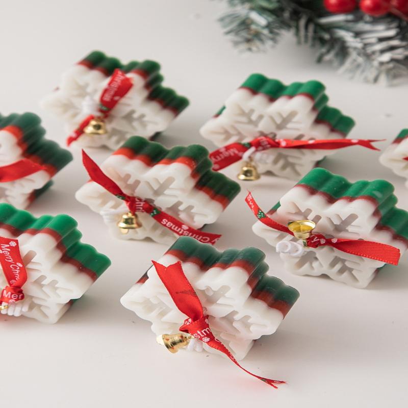 Christmas Souvenirs Snowflakes Aromatherapy Candles Winter Creative Home Decorations Holiday Gifts