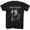 Vtg James Brown Zingend Zwaar Katoen Zwart Volledige Maat Unisex T-shirt BL035 Unisex T-shirt