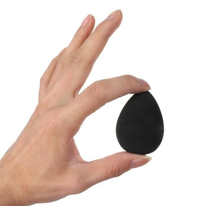 Éponge De Maquillage - GENERIQUE - Fond De Teint Miracle - Noir - Application Humide