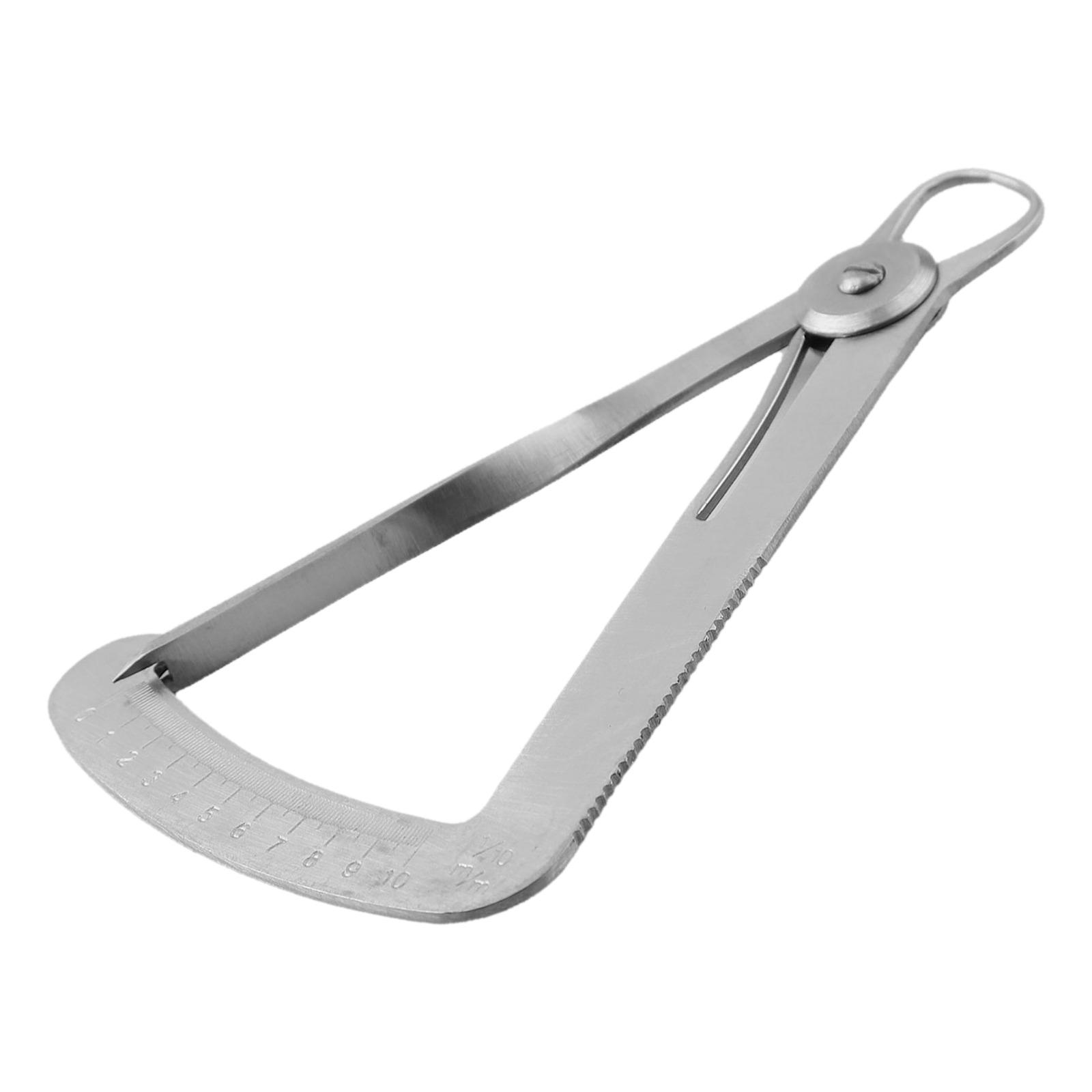 Measuring Instrument Caliper Measuring Tool 0-10mm Measurement Range Easy To Use Metal Material Triangular Dental Gauge China Mainland