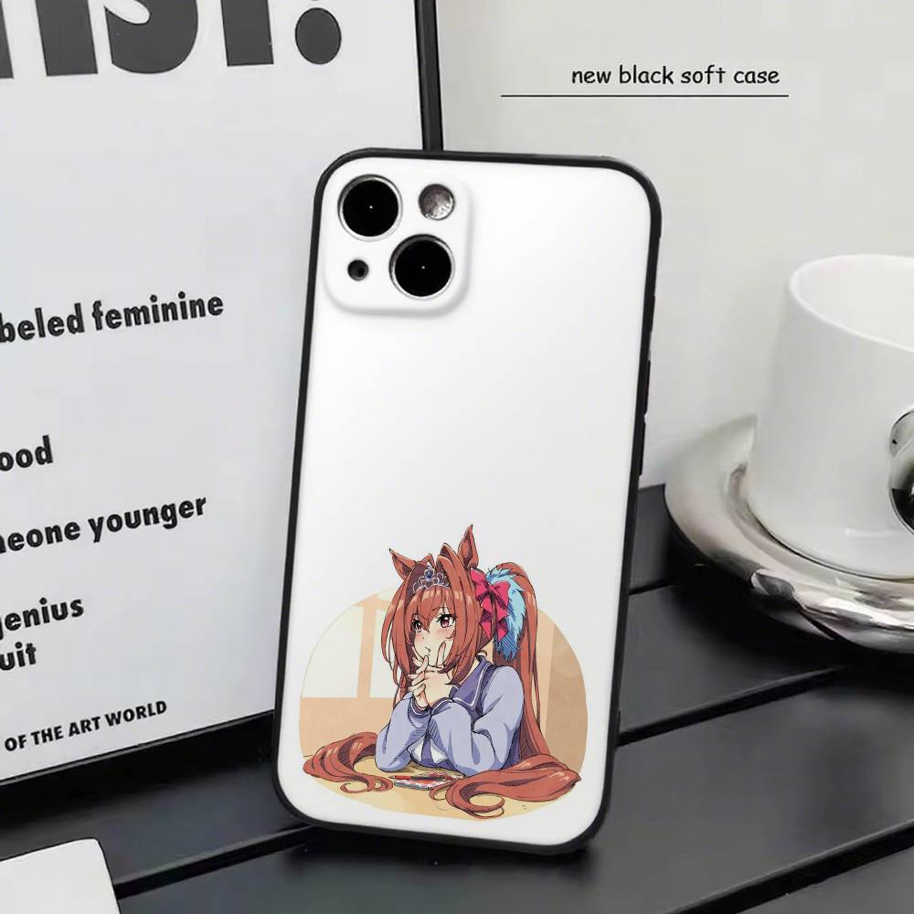 Daiwa Scarlet Anime U-Uma Musume Pretty Derby Phone Case Silicone Soft For IPhone 17 Air 16 15 14 13 12 11 Plus Pro Max Plus