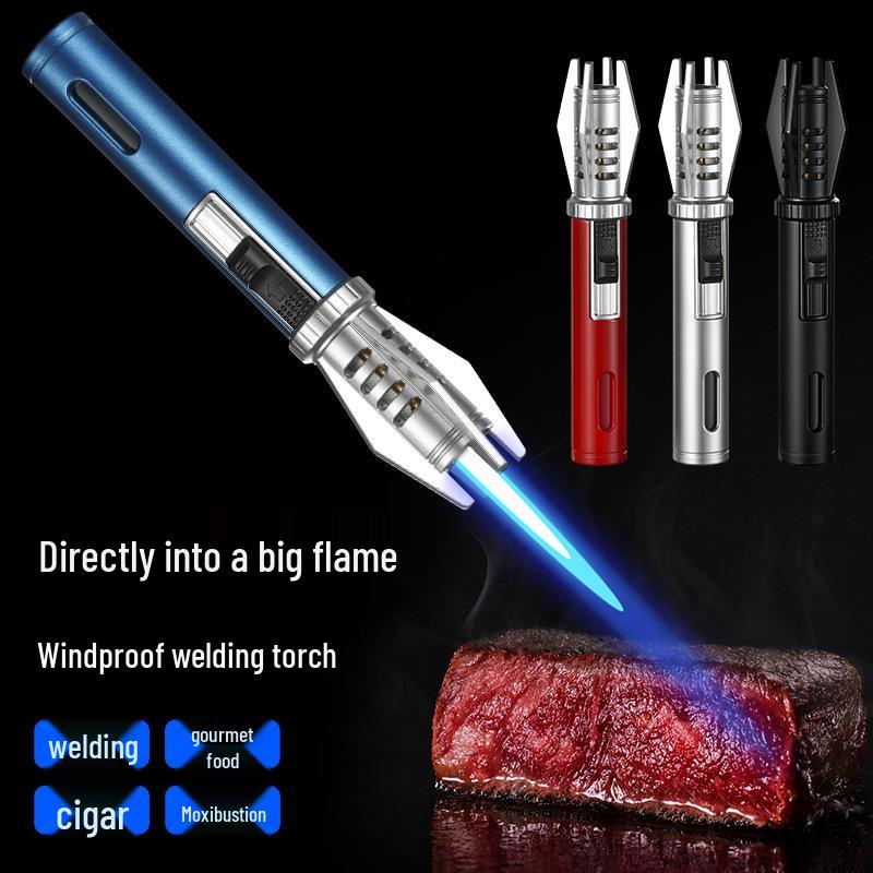 TikTok Trend Handheld Windproof Welding Torch - High Power, High Temp Resistant Flame.