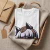 Gold Ship Uma Musume Pretty Derby Tshirts Unisex Cotton Top Tee Hip Hop Oneck Short Sleeve