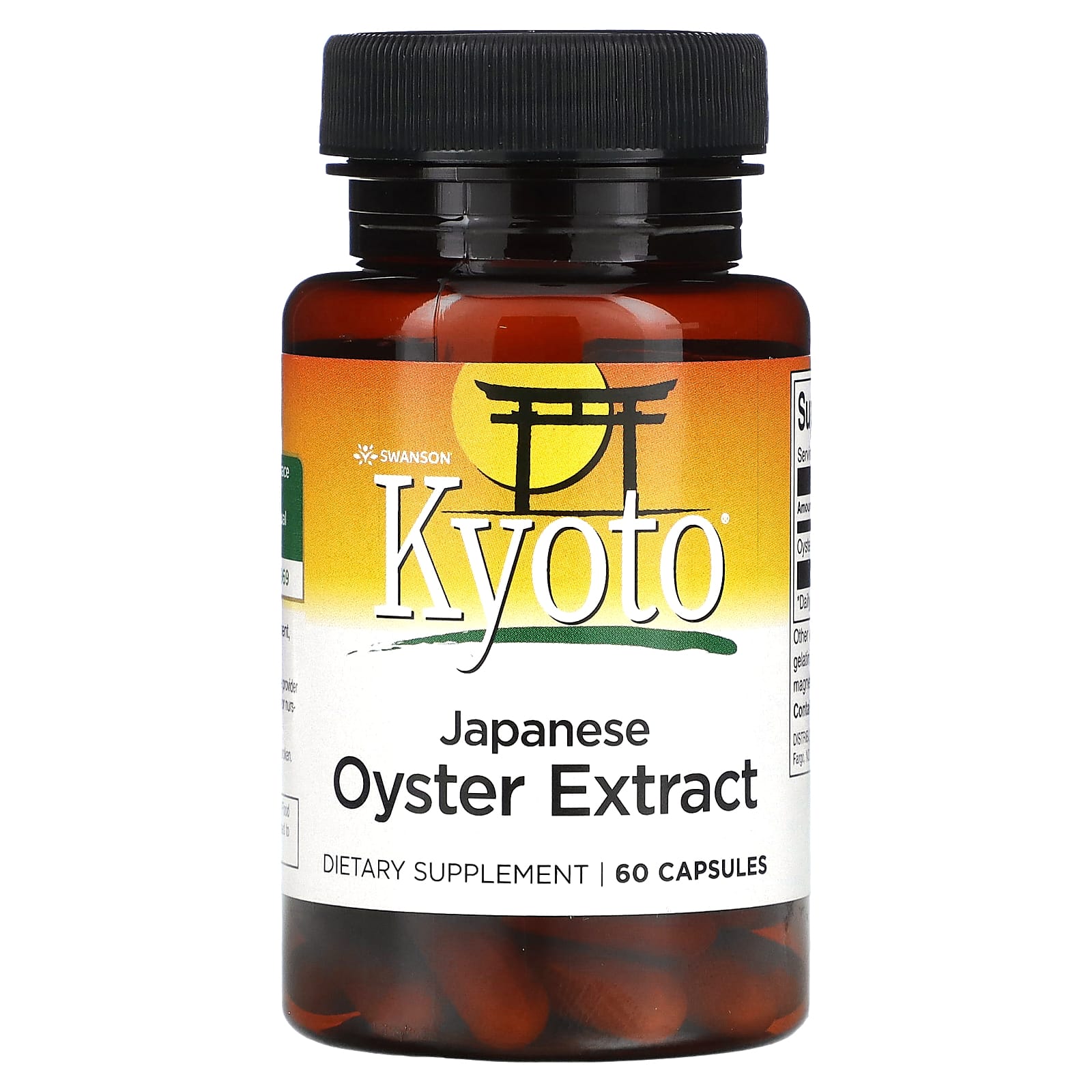

Swanson, Kyoto, Oyster Extract, 60 Capsules