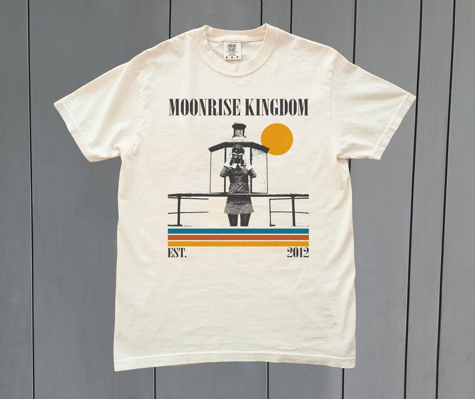 Moonrise Kingdom Movie T shirt - Comfort Colors Vintage Tee 3XL