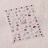 1pcs 5D Bronzing Retro Star Nail Art Stickers Luxury Gold Silver Fire Pattern Nail Decorations Transfer Decals DIY Accessories