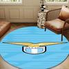 Lazio Football Club Emblem Round mat Home Decor, Chair rug For livingroom,Bedroom, doormat home decor Birthday Gift Christmas Gifts