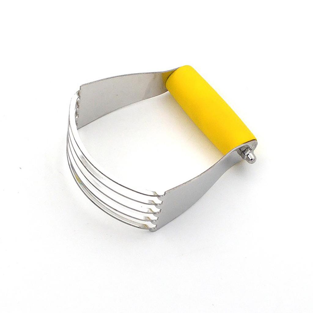 Professional- Dough Blender-, Pastry- Cutter Stainless Steel, Heavy Duty Pastry- Blender- And Dough Cutter With Blades