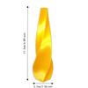 Twisted Design 3D Printed Flower Vases Gradient Color Plant Pot  Home Desktop Decorations