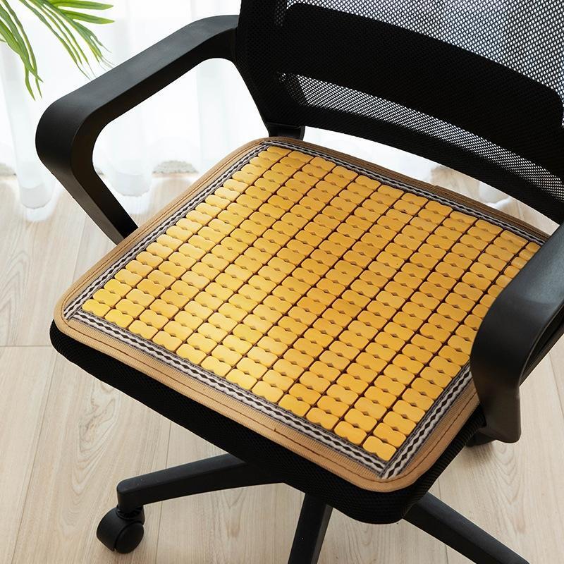 JINGRUIXIANG Cooling Bamboo Mahjong Seat Cushion