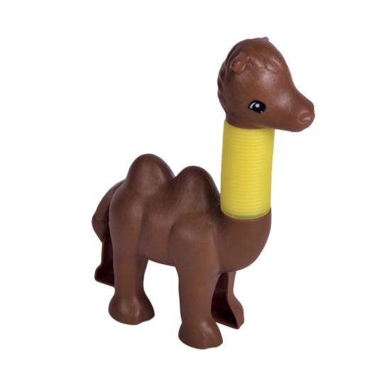 

1/7 шт./набор фигурок для снятия стресса для малышей, сенсорная телескопическая трубка, игрушки в форме животных camel