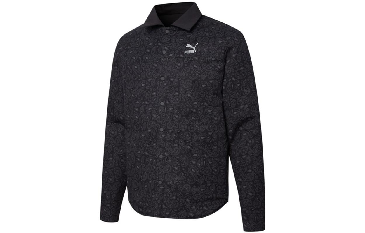 PUMA Shirts Men s Black Lapel Moderate Other 534972-01 XS