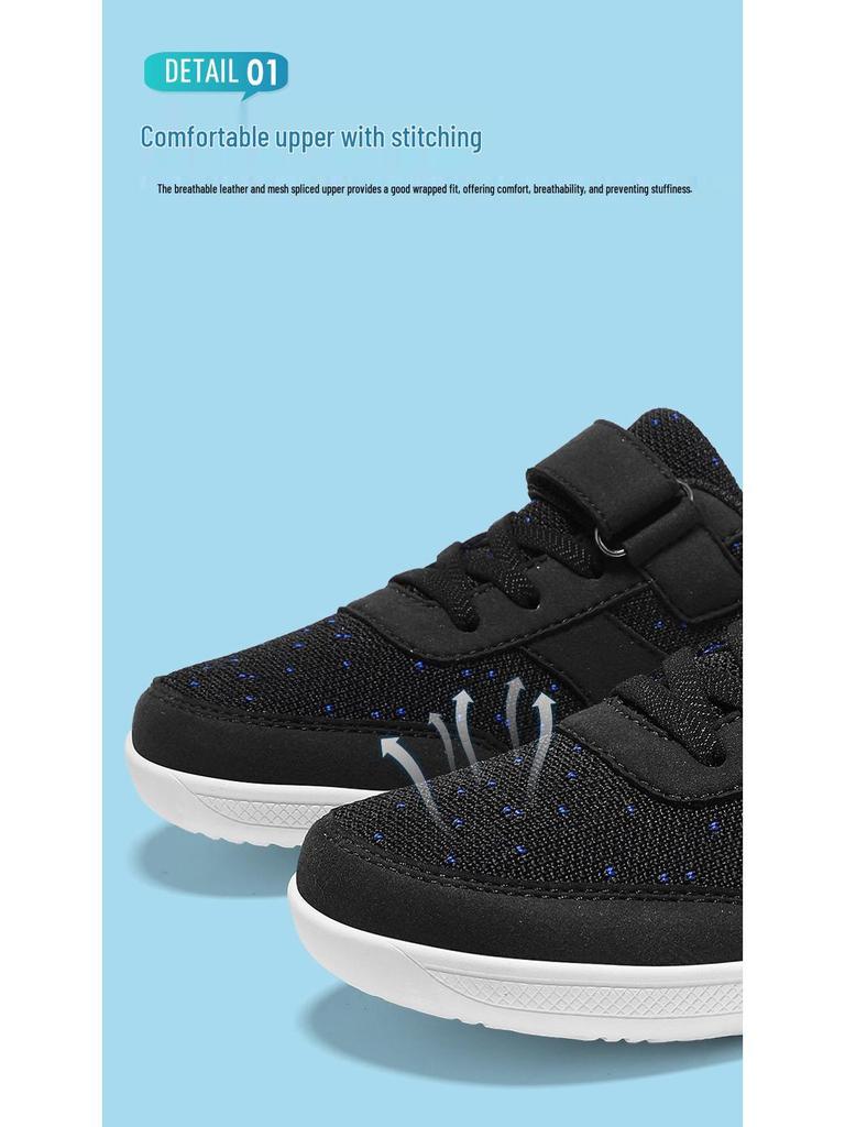 Kids' Wide-Toe Casual Sports Shoes - Low-Top, Breathable, Outdoor Hiking Sneakers for Boys and Girls