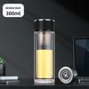 Magnetic Double-Layer Glass Tea Infuser Bottle