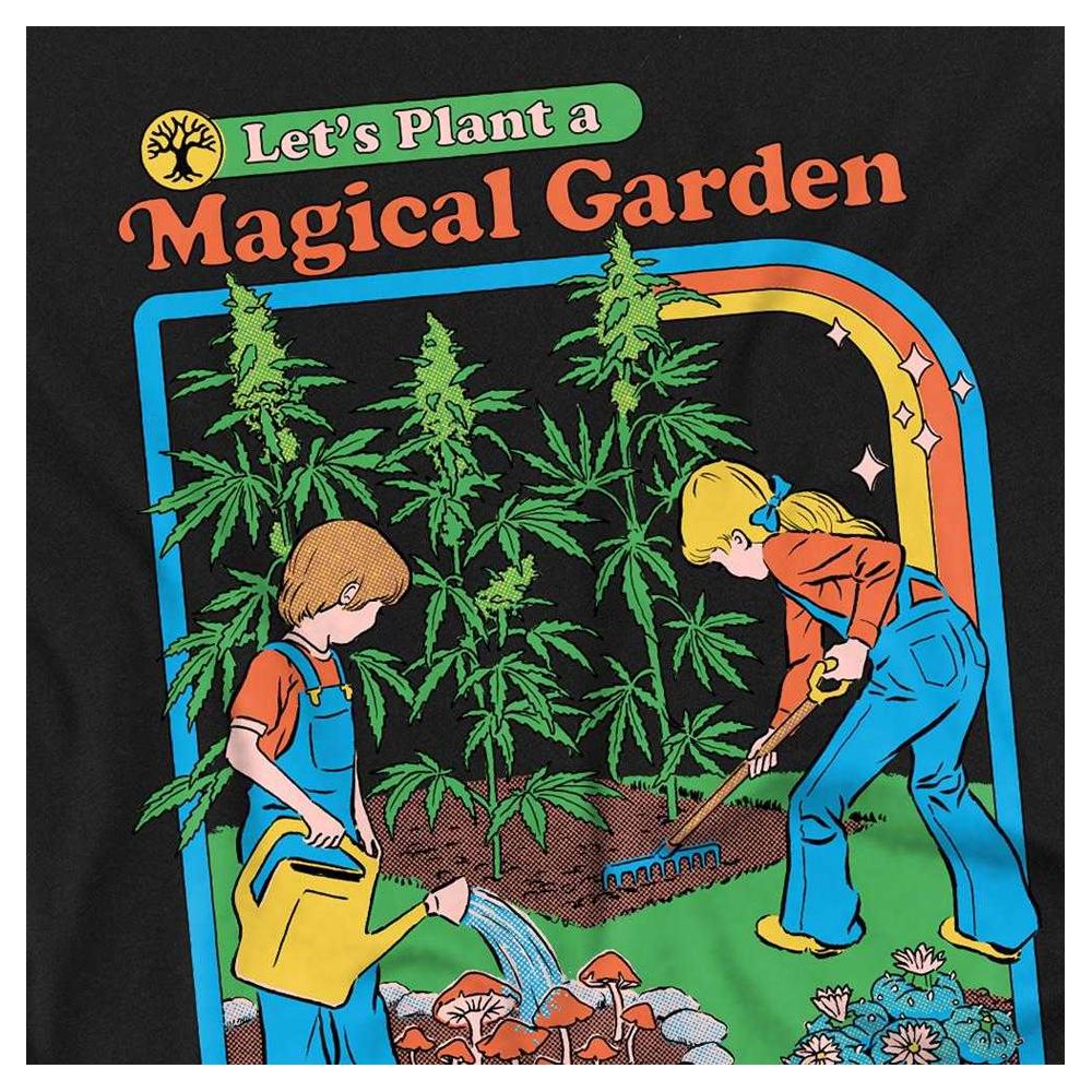 Steven Rhodes Unisex Adult LetÂ´s Plant A Magical Garden Long-Sleeved T-Shirt