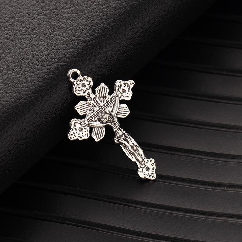 Earrings Hawkeye Blue Devil S Eye Personality Necklace Male Creative Devil Wings Cross Sweater Chain