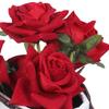 Skull Rose Flower Building Set Artificial Flower Bouquet Building Block Assembly Toy For Men Women Halloween Gift
