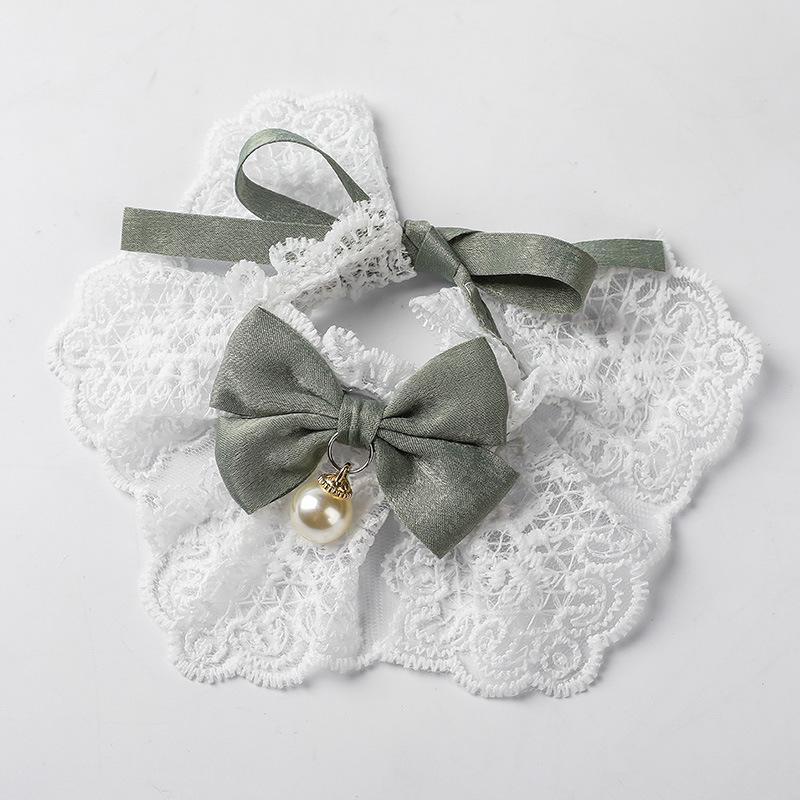 Large, Medium and Small Dog Dog Saliva Towel Cat Scarf Pet Jewelry Pet Scarf Necklace Collar Bell Dog Bow Tie
