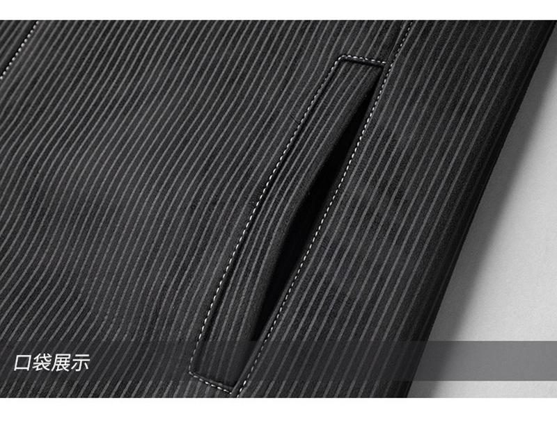 Classic workwear jacket men's fashionable workwear with imitation cashmere pit strips