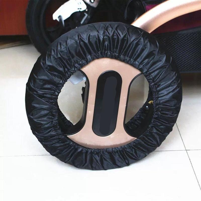 2Pcs/Set Baby Stroller Wheel Cover Dustproof Wheelchair Tire Protector Infant Pushchair Pram Wheel Anti-Dirty Case Acce
