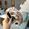 Knotted Headband for Women Fashion Sequined Hairhoop High Skull Turban Hairband Vintage Glittering Hairhoop Daily Use
