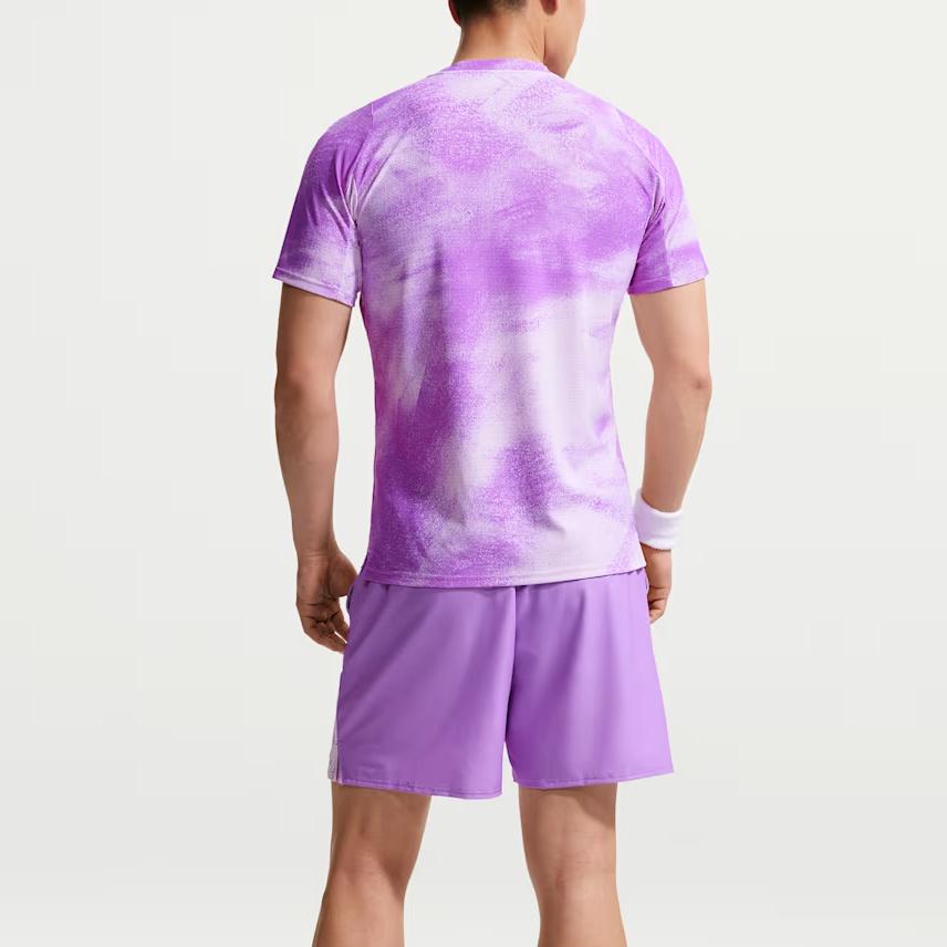 Nike Court Slam Dri-FIT ADV T-shirt 'Violet Mist Bright Violet Black' Heren IB1017-511