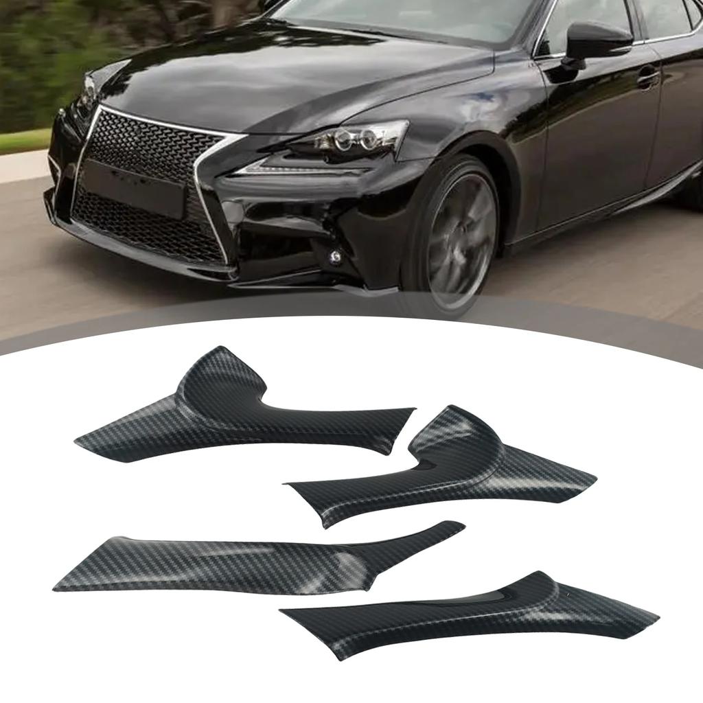 For Lexus IS F250 F350 2006-2013 Door Armrest Panel Trim Carbon Fiber Sticker Car Interior Accessories