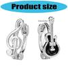 Stage Ready Music Note Ear Accessories Copper Crafted Rock Styles Jewelry for Daily Use