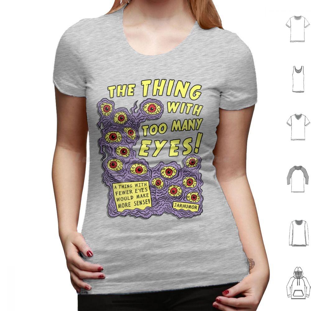 Too Many Eyes T Shirt Men Women Kids 6xl Eyes Eye Eyeball Monster Movie Movies Film Cinema Ed Wood Midnight Midnite Creature
