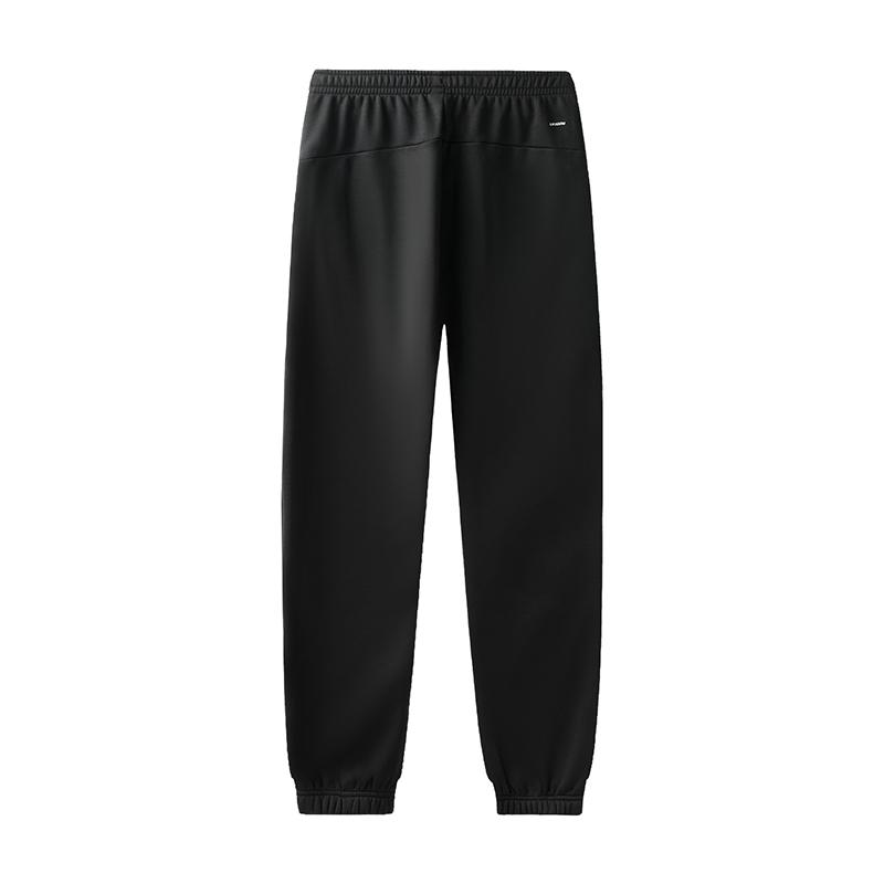 Li-Ning Fashionable Hoodless Round Neck Fleece Warm Long Sleeve Top Comfortable Long Pants Sweatshirt Set Men sets AWDVH05-3+AKLVC99-1