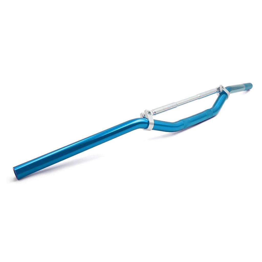 uxcell Motorcycle 22mm Aluminum Alloy Handlebar 1 Set Handlebars, Off-Road Tubes, Blue,