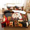 Red Santa Claus Christmas Duvet Cover Set - All Sizes