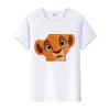 Casual Summer Ladies Blouses Men White Tees Clothes Women 90S Tshirt Oversized Tops Disney Cartoon The Lion King Graphic T-shirt