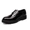 Men's Korean/British Style Leather Shoes: Height-Boosting, Thick Sole for Wedding & Business Casual