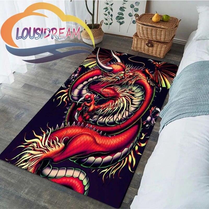 Różne wzory dywany z motywem smoka Moda 3D Salon Łóżko Duży obszar miękki Dywan Dom Dziecięcy mata podłogowa Dekoracja