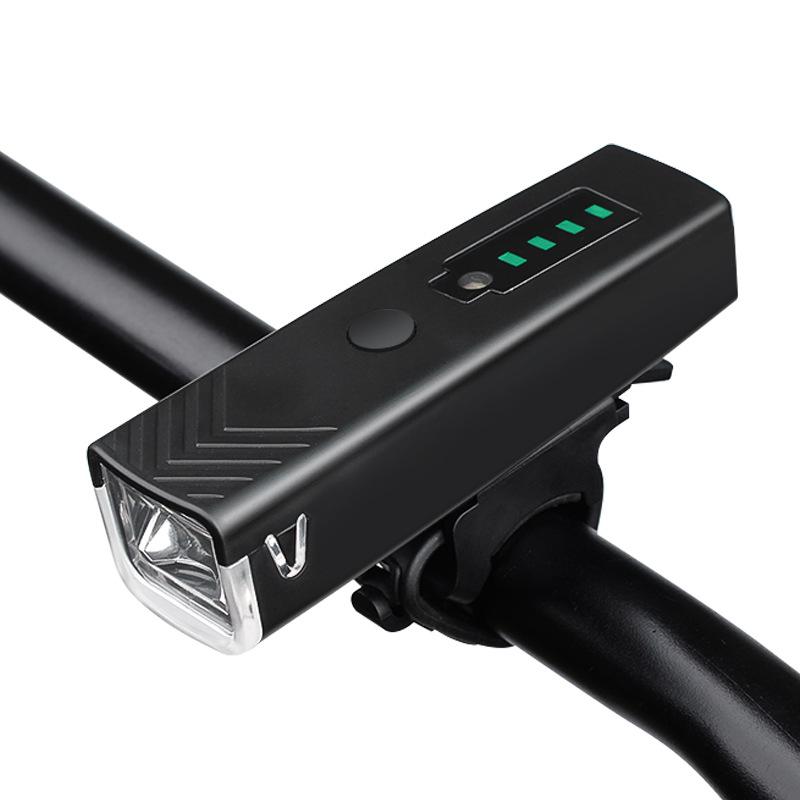 

USB Rechargeable Smart Light-Sensing Bicycle Front Light - High-Intensity Night Riding Flashlight