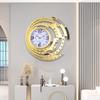 Retro Home Decoration Wall Clock Frame Digital Three-dimensional Design Precise Scanning Quartz Clock Hollow Exquisite Clock