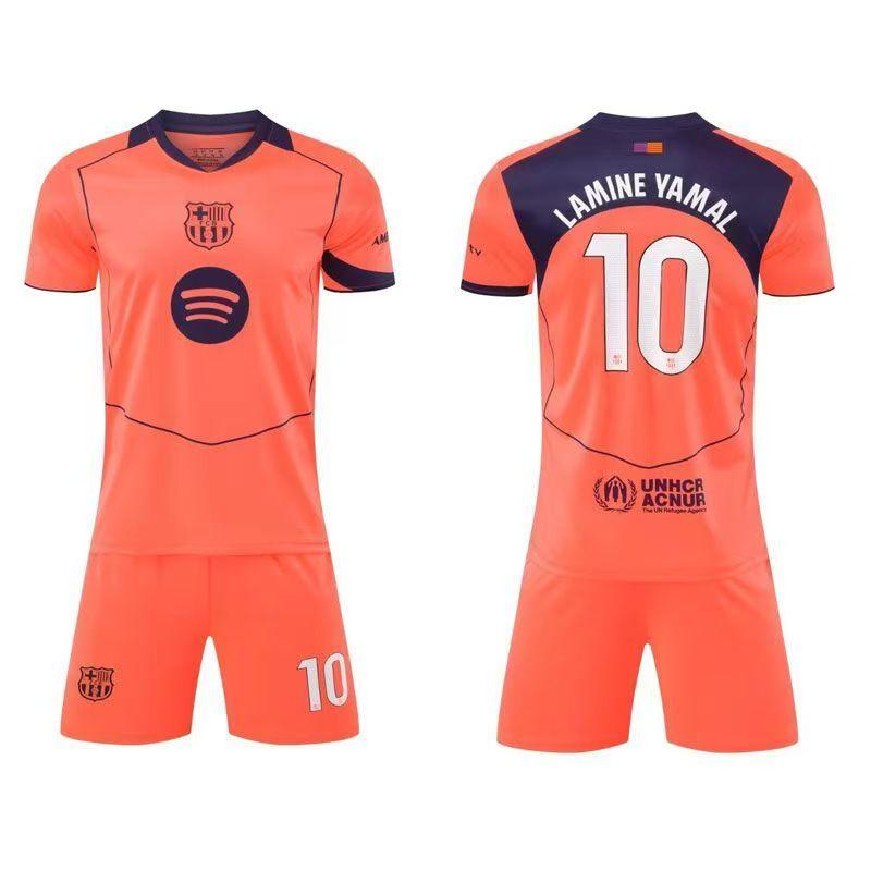 Spain Kids Jersey Yamal #10 Messi #10 Lewandowski #9