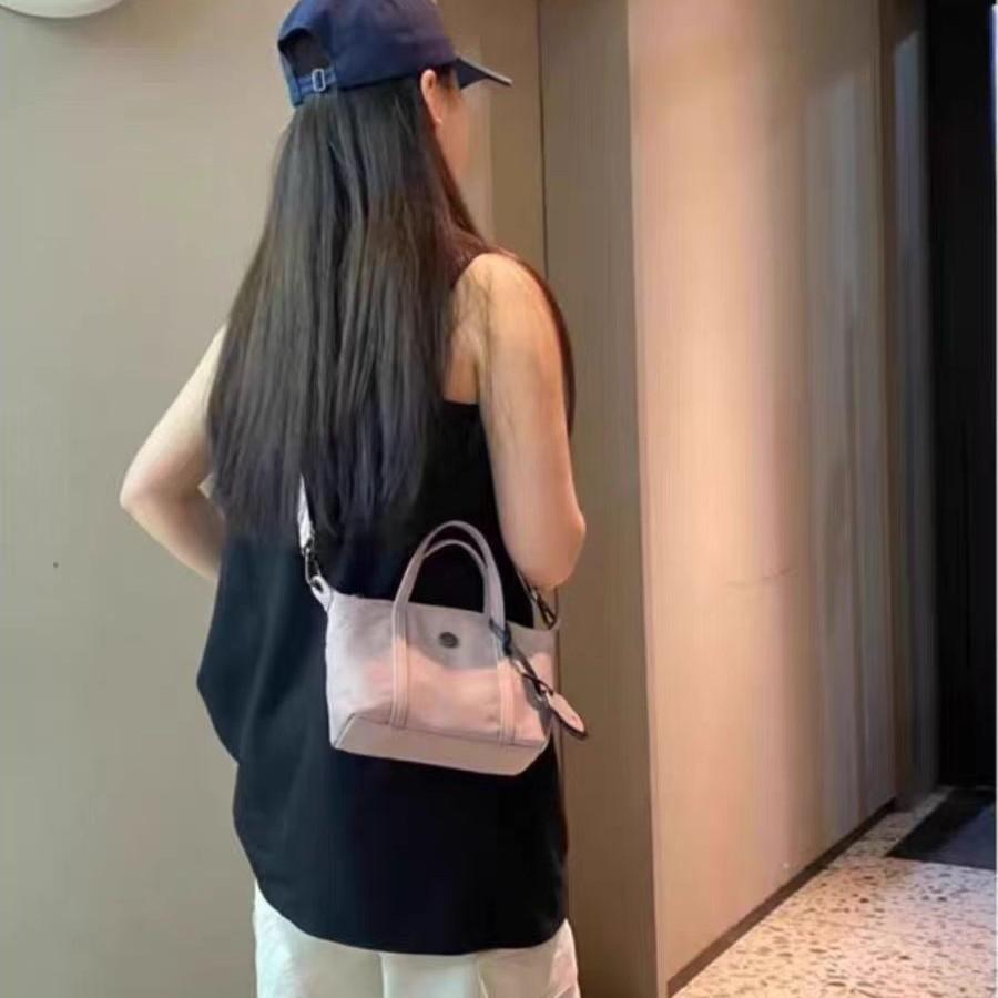 Mini tote new fashionable versatile small bag nylon shoulder portable messenger bag dumpling bag women