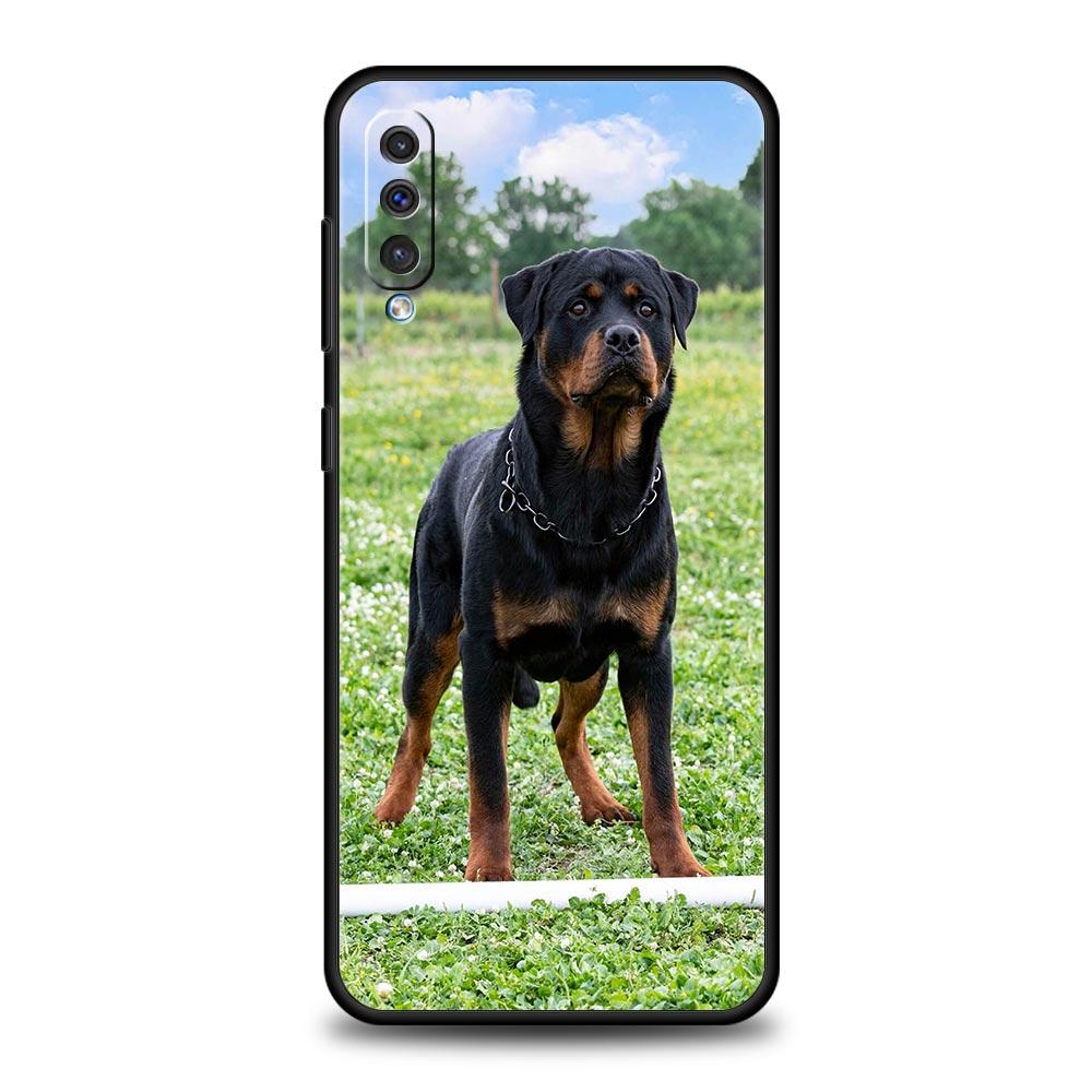 

Чехол для телефона с изображением собаки ротвейлера для Samsung Galaxy A12 A14 A32 A50 A70 A20E A20S A10S A22 A30 A40 A34 A54 A42 A52 5G A02S A04s Samsung A22
