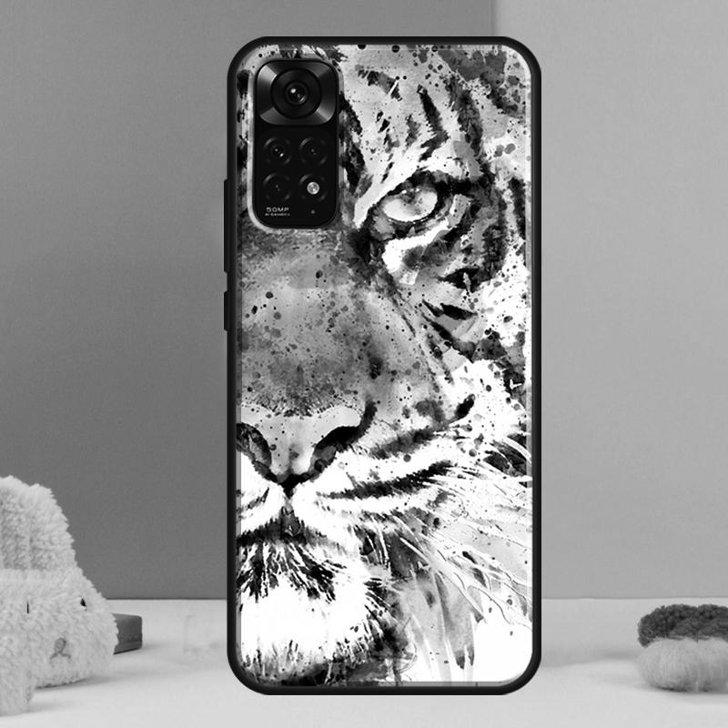 Lion Tiger Face Case For Xiaomi Redmi Note 14 13 12 Pro 11 9 10 9S 10S 11S 12S Redmi 14C 13C 10C 12C Cover