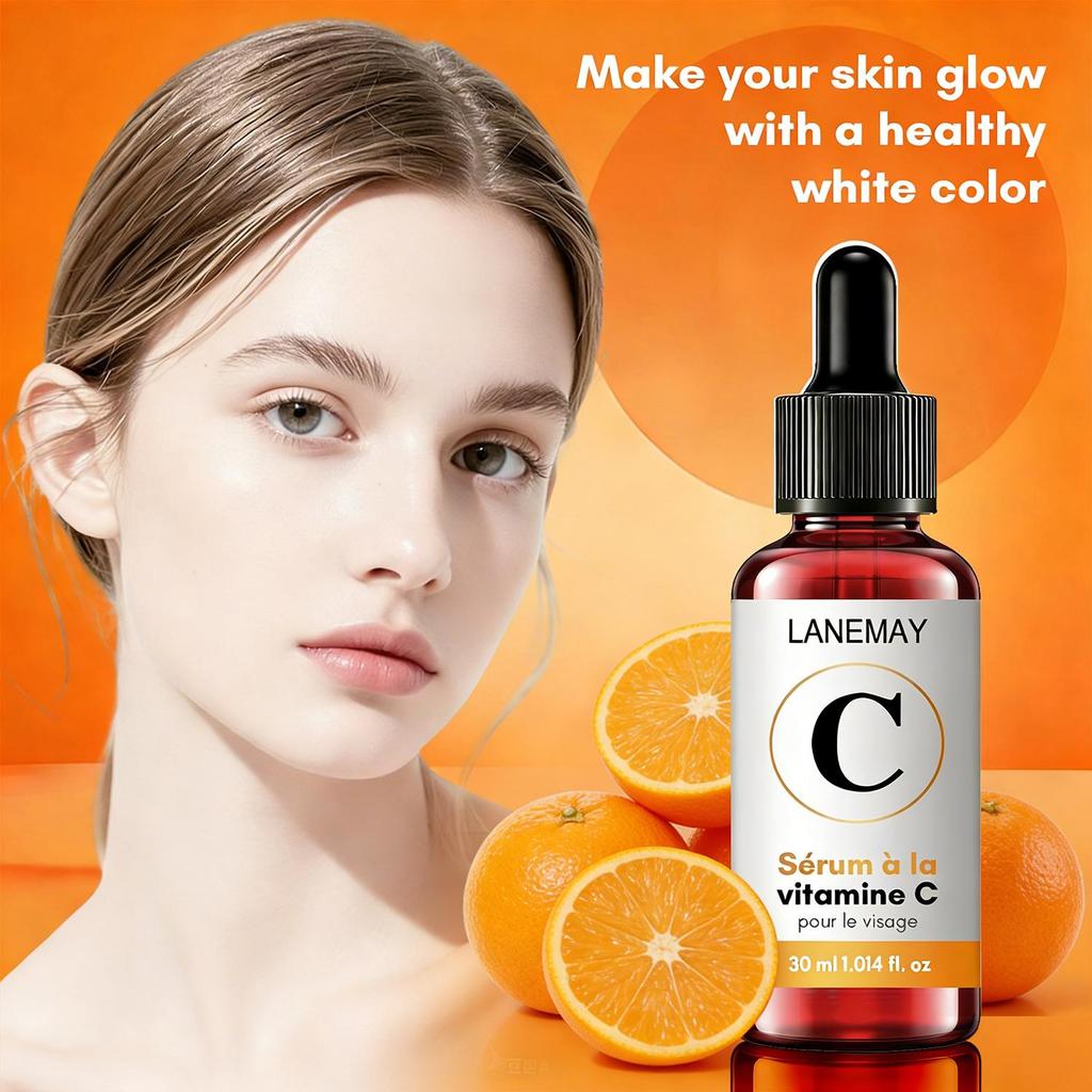 VITAMINE C SERUM-Brightens & Evens Skin Tone-Nourishes & Hydrates-Fades The Look Of Dark Spots-Suitable For All Skin Types, 30ml