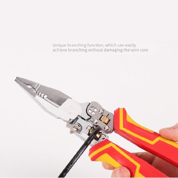 Wire Stripper Tool Wire Stripper Wire Crimper Wire Crimping Tool Multifunctional Electrician Pliers for Clamping