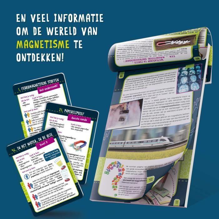50 Magnetismus-Experimente - Wissenschaftliches Set - I'M A GENIUS