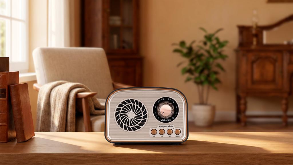Radio przenośne Kruger&Matz Bluetooth AUX microSD wbudowany akumulator
