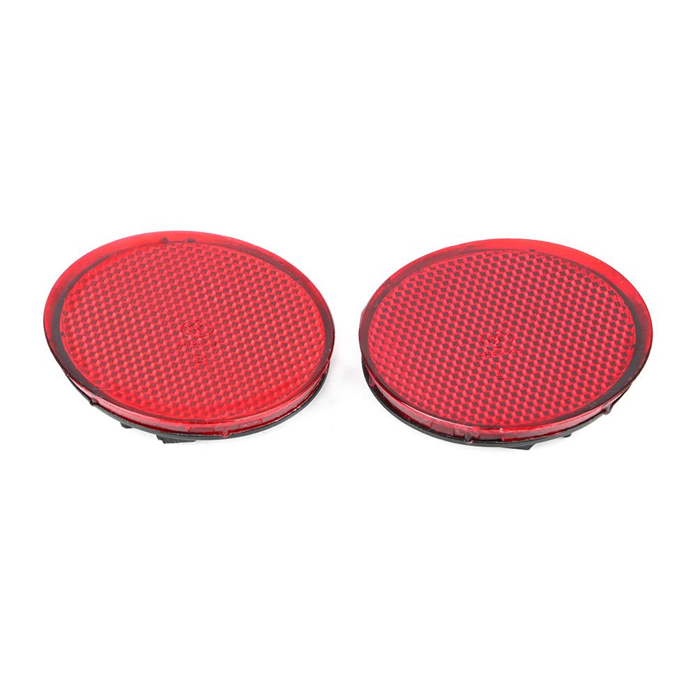 2pcs Red Lens Left & Right Rear Bumper Reflectors 26561JE20A Fit for NISSAN Qashqai 07 15