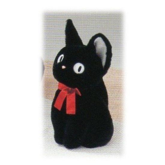 Studio Ghibli Kiki's Delivery Service Jiji Sitting Large Plush Toy, Height 38cm