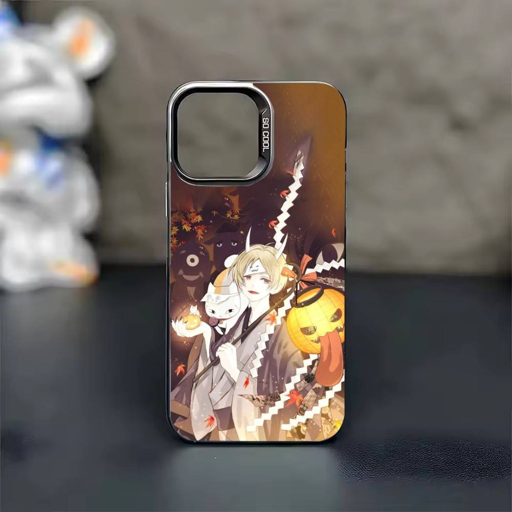 Anime S-Sensei N-Natsume Phone Case For iPhone 17,16,15,14,13,12,11,Pro Max,Plus Candy Silver Cover