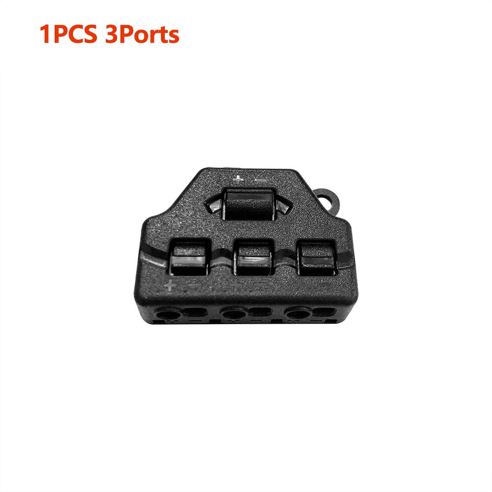 

3/6 Ports LED Distributor Terminal Connector Quick Connection To Copper Hardware No Battery Required Home Terminal Block